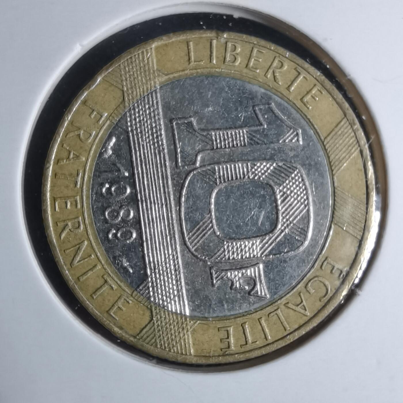 沼泽如烟--第947场 法国1989年10法郎