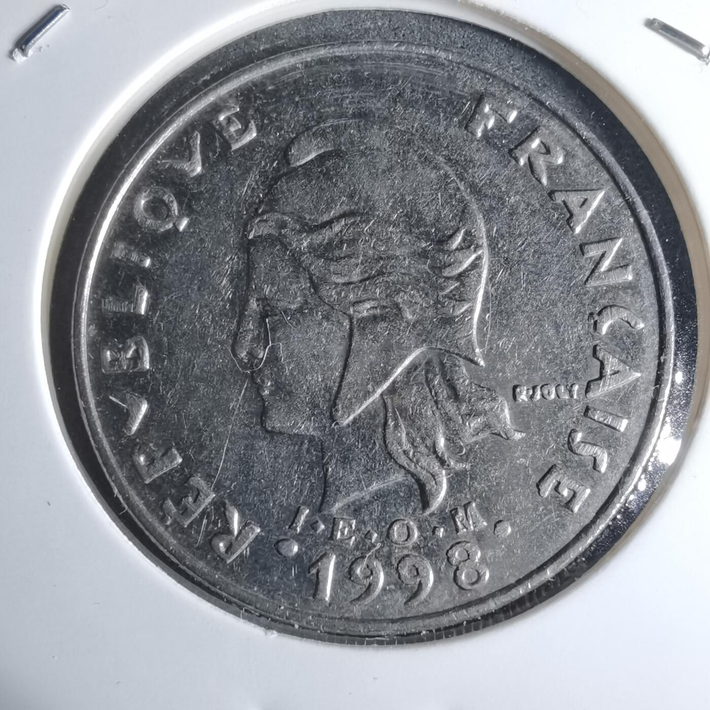 沼泽如烟--第947场 法属波利尼西亚1998年20法郎