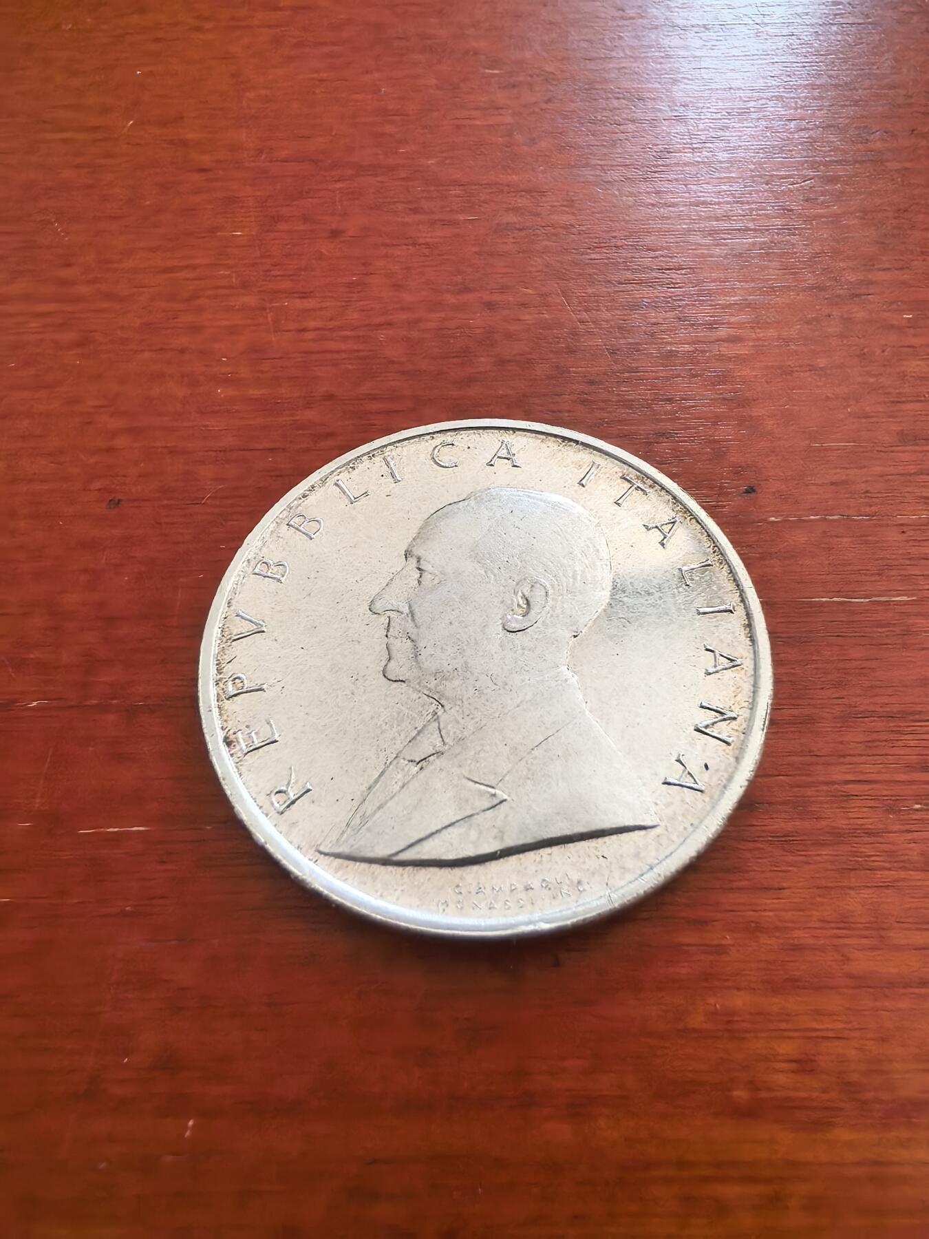 长老汇蛇年精选第八十八场拍卖 1974意大利马可尼500里拉类精制银币，11克835银