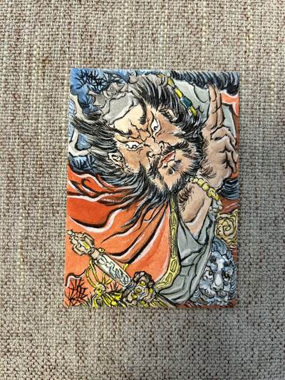 喜灰玩卡第二期免佣金（有需要代拍的卡友可联系免佣金） - 靈屏手绘钟馗卡一张63*88标准尺寸卡