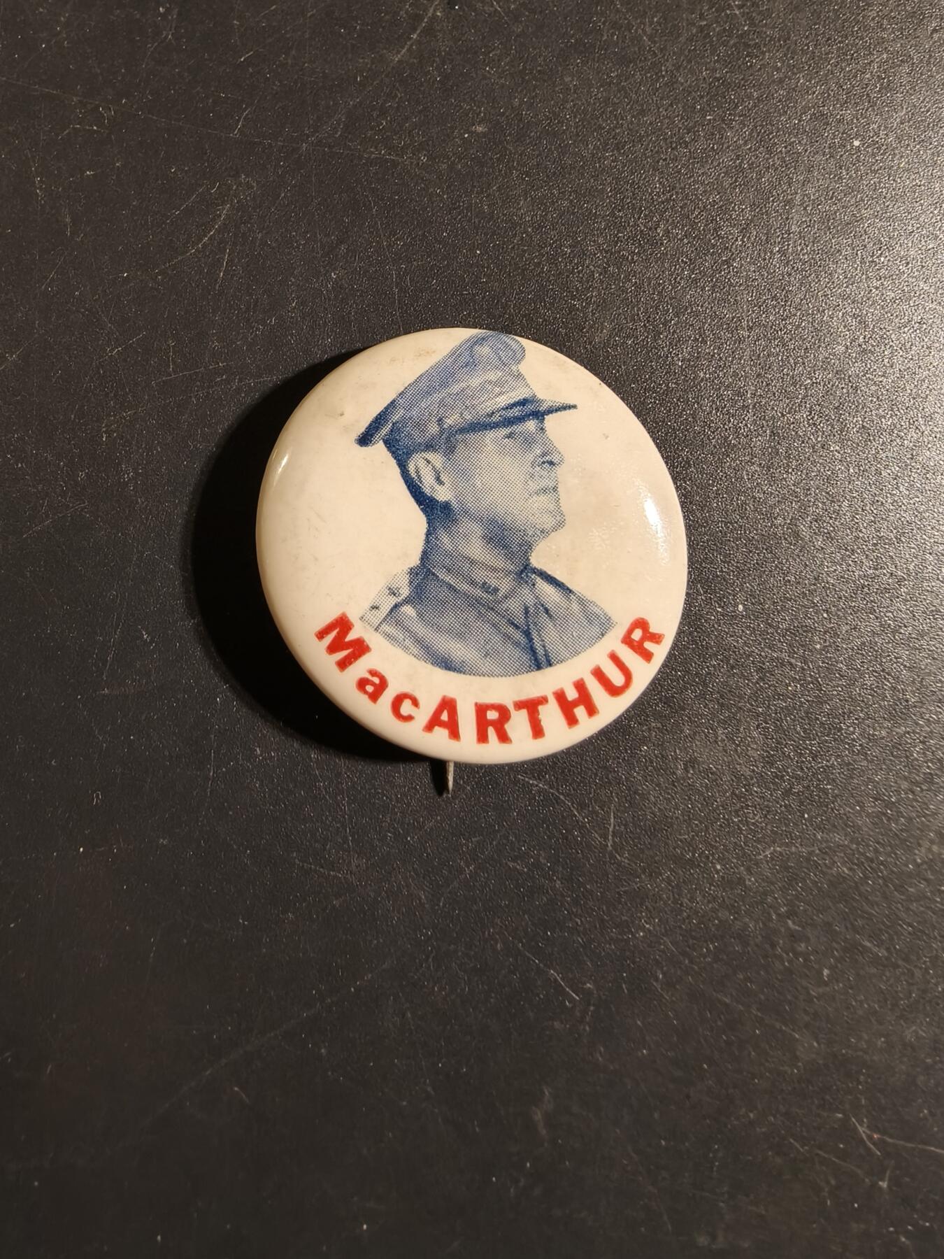 老王徽章第172期 美国麦克阿瑟将军针插