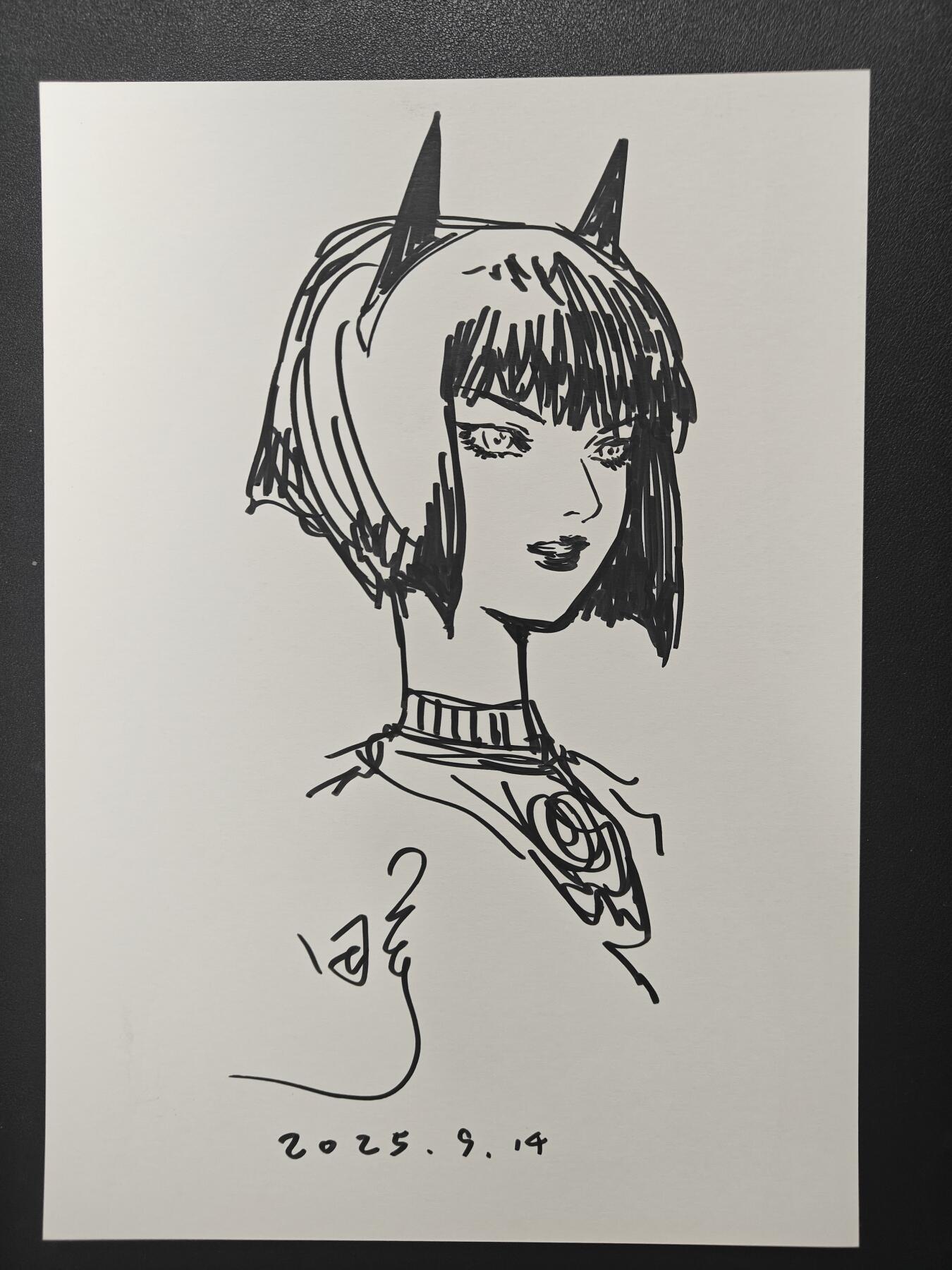 天玑星卡拍第155期《12.29年终场周一截拍》持续收拍收评中 满赠卡需备注 【签绘复制画】田宇 十二生肖 机甲美人 狗 A4复制画