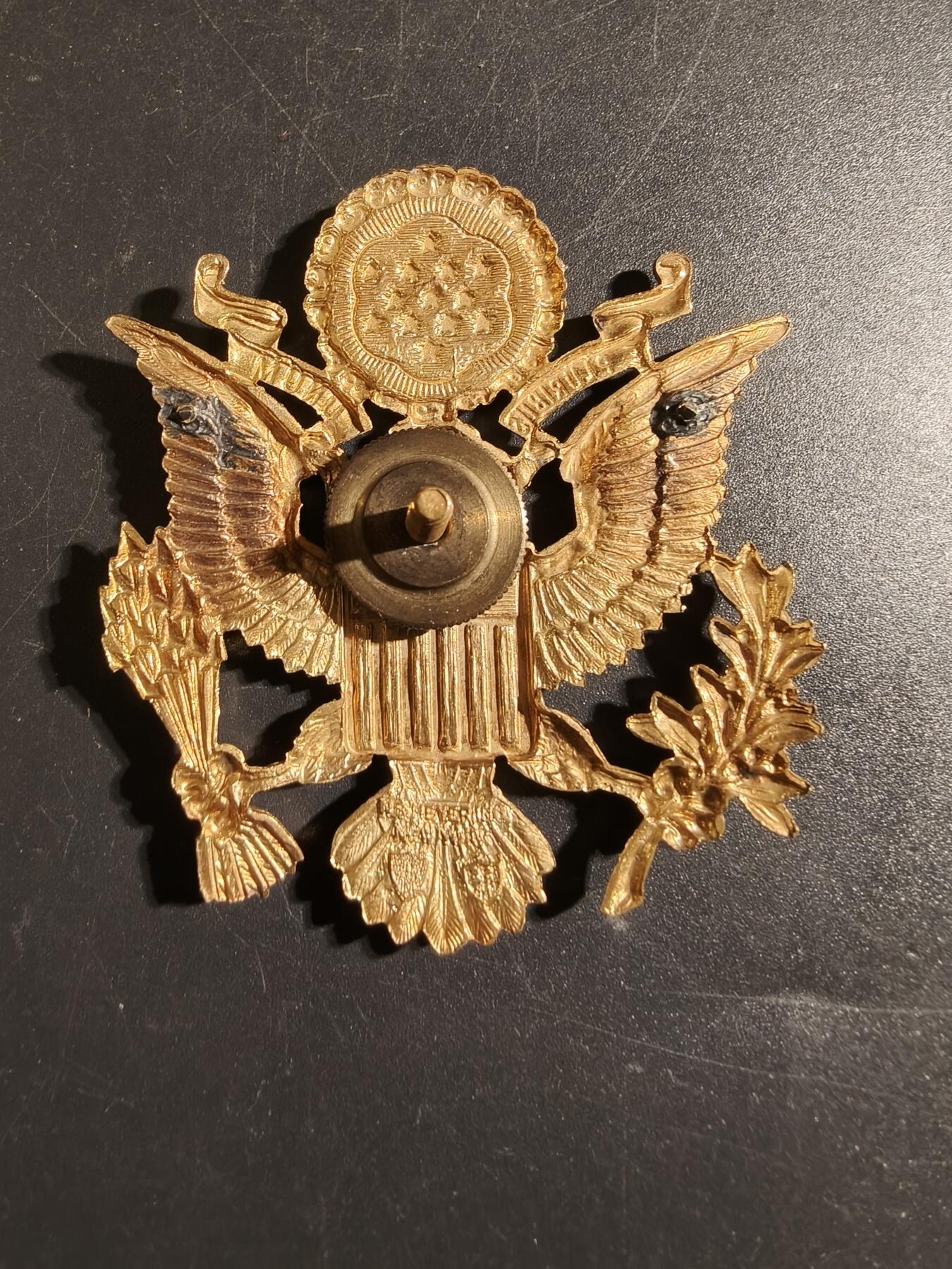 老王徽章第172期 美国陆军大檐帽帽徽    梅耶厂