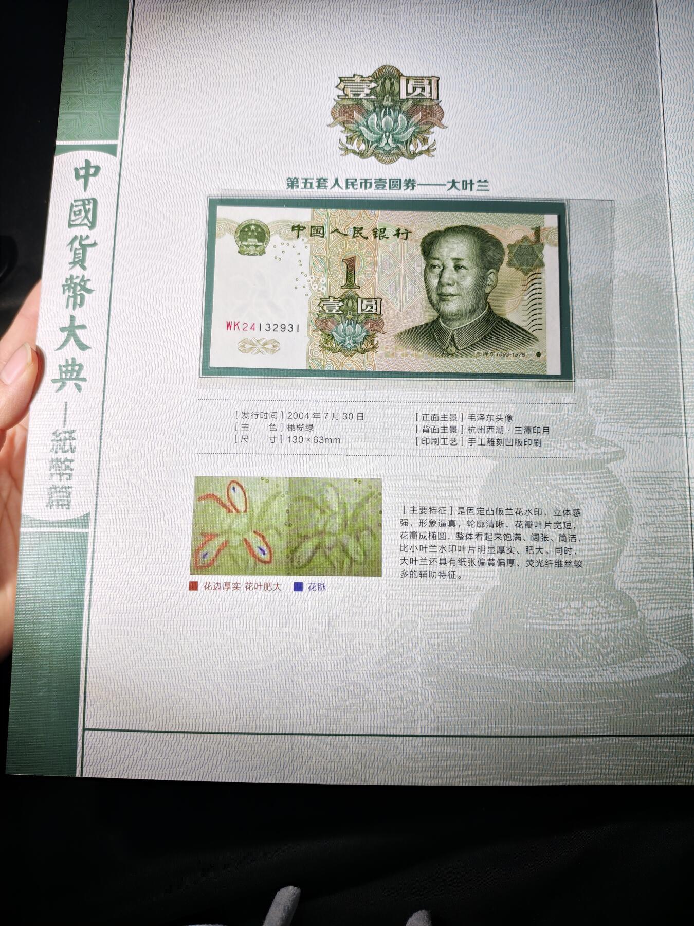 100期回流戒指饰品杂件纪念章丝路钱币专场 中国货币大典-纸币篇