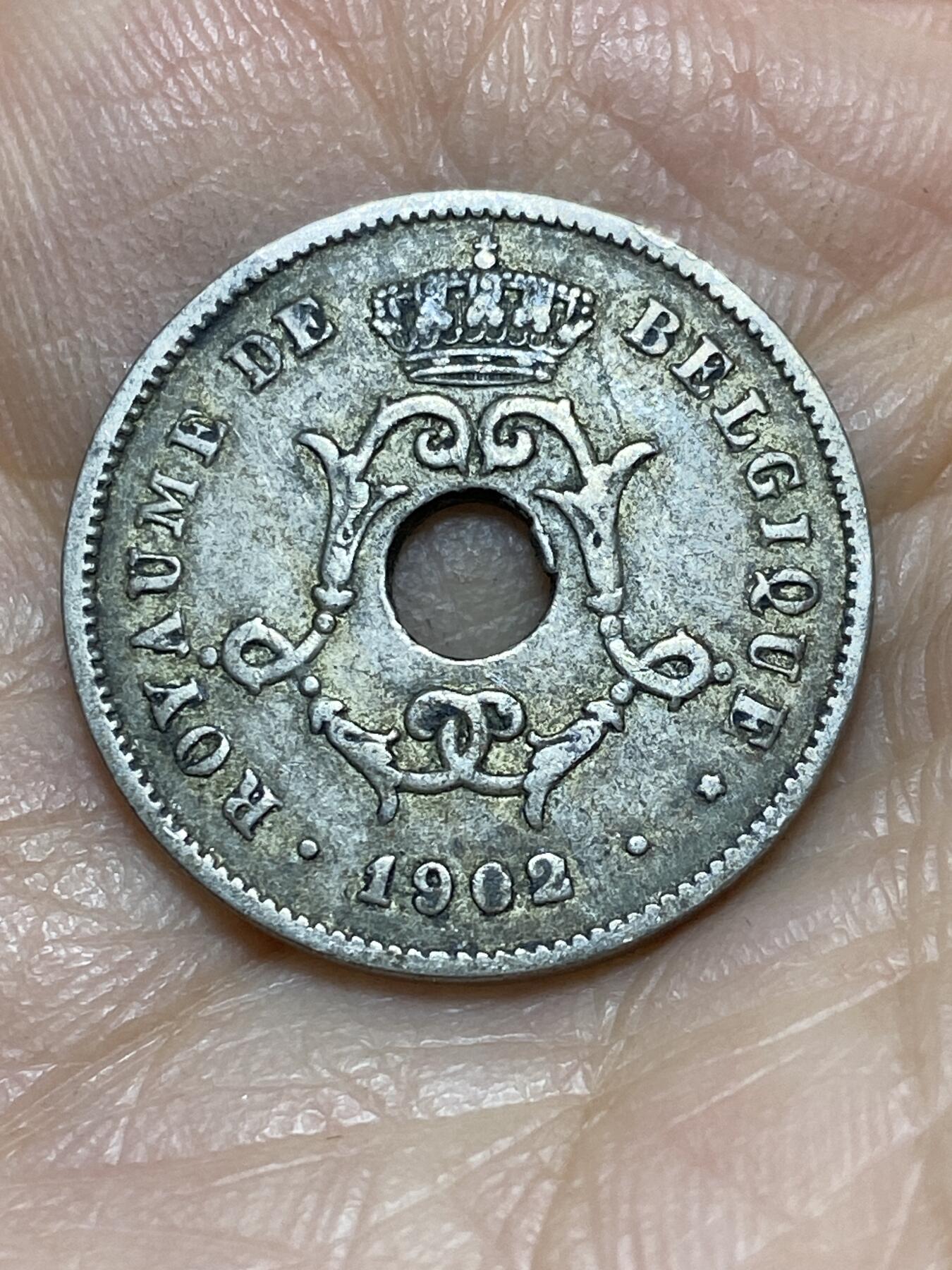 2025年第一百四十三场(总第一百六十九场）外国好品散币场(免佣金) 少见版本–比利时🇧🇪1902年10分(利奥波德二世时期，法语版，仅发行3年)