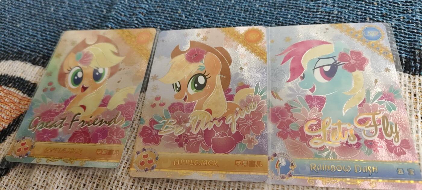 秋原瞳的小店第三十一期（持续收拍，时光冉冉，卡圈陪伴） 卡游小马宝莉usa3连