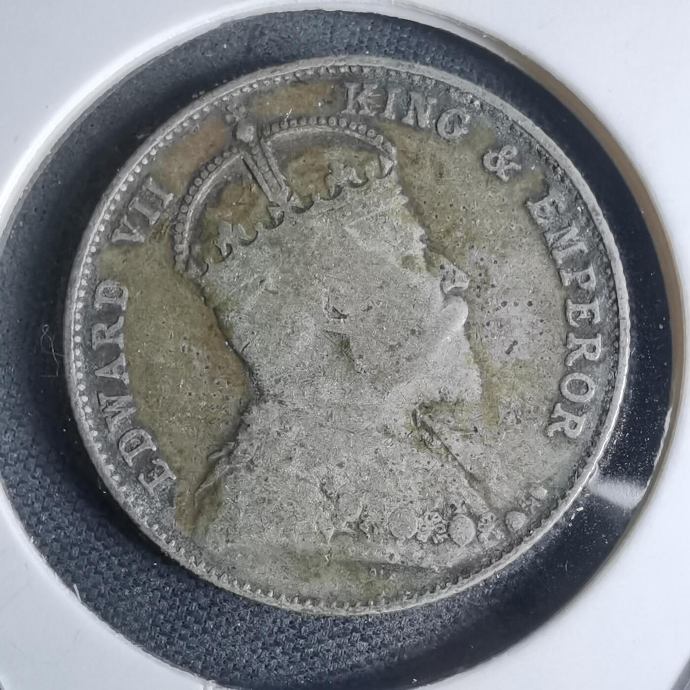 沼泽如烟--第947场 英属海峡1910年20分银币