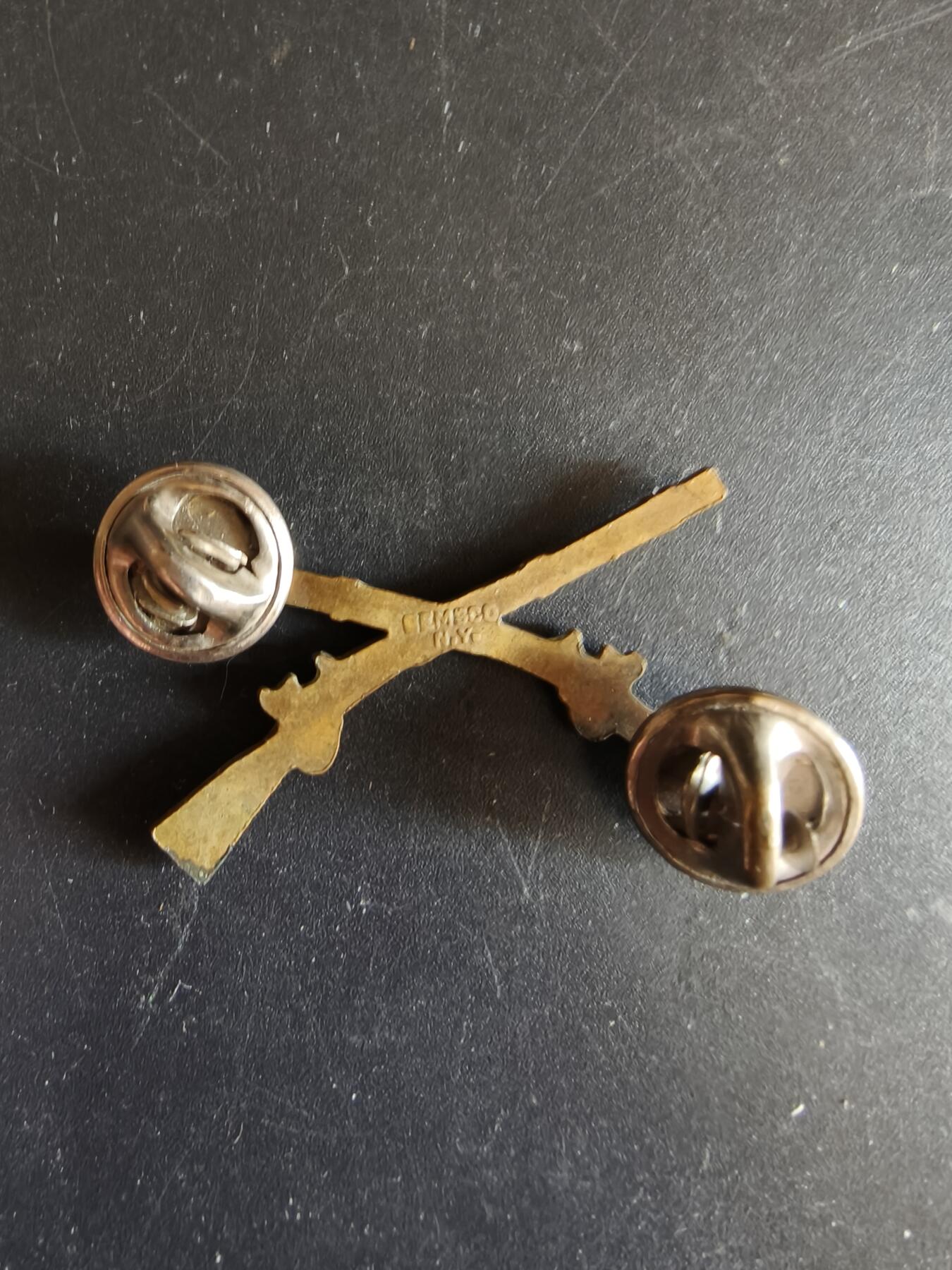 老王徽章第172期 美国步兵领章    早期版    Gemsco厂标