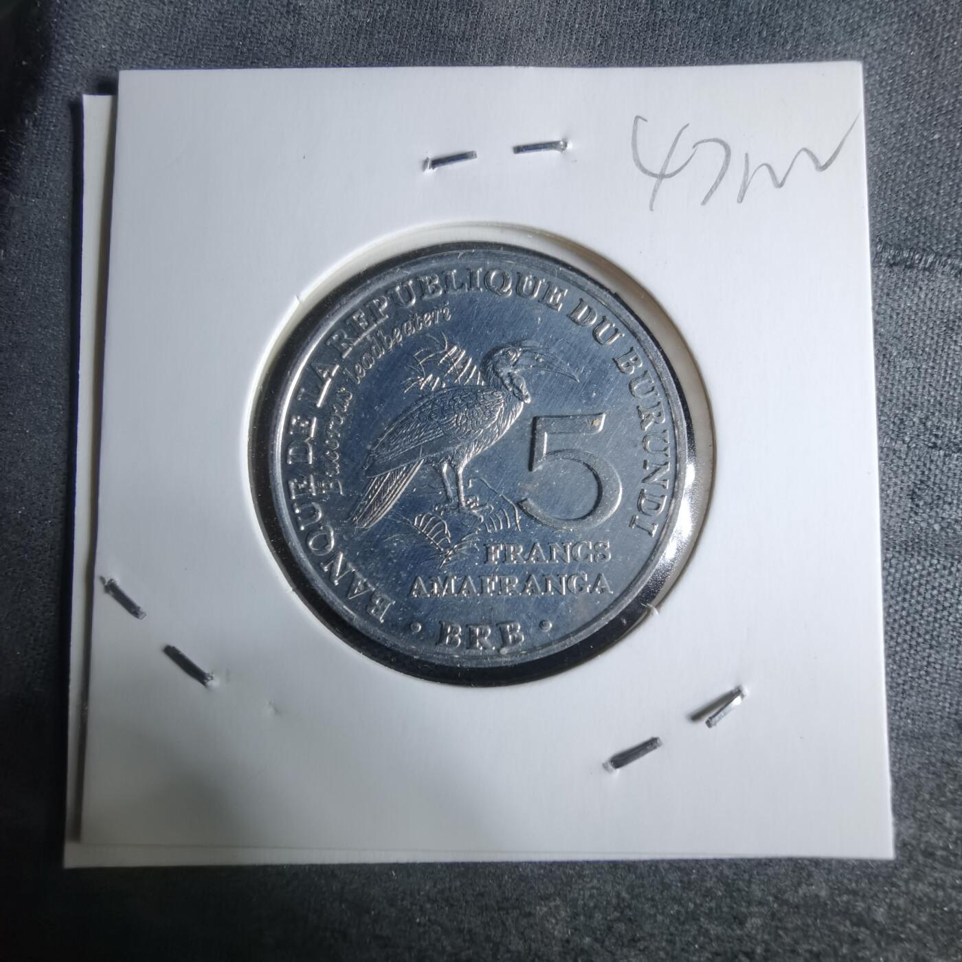 沼泽如烟--第947场 布隆迪2014年5法郎