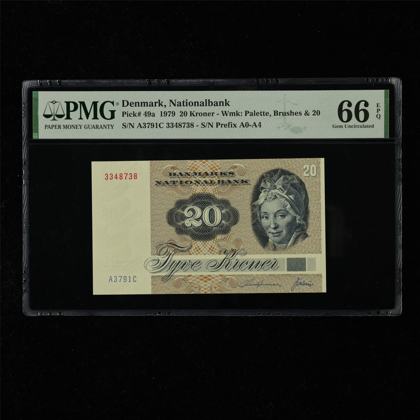 【亘邦集藏】第218期拍卖 1979年 丹麦20克朗 PMG 66EPQ A3791C 3348738