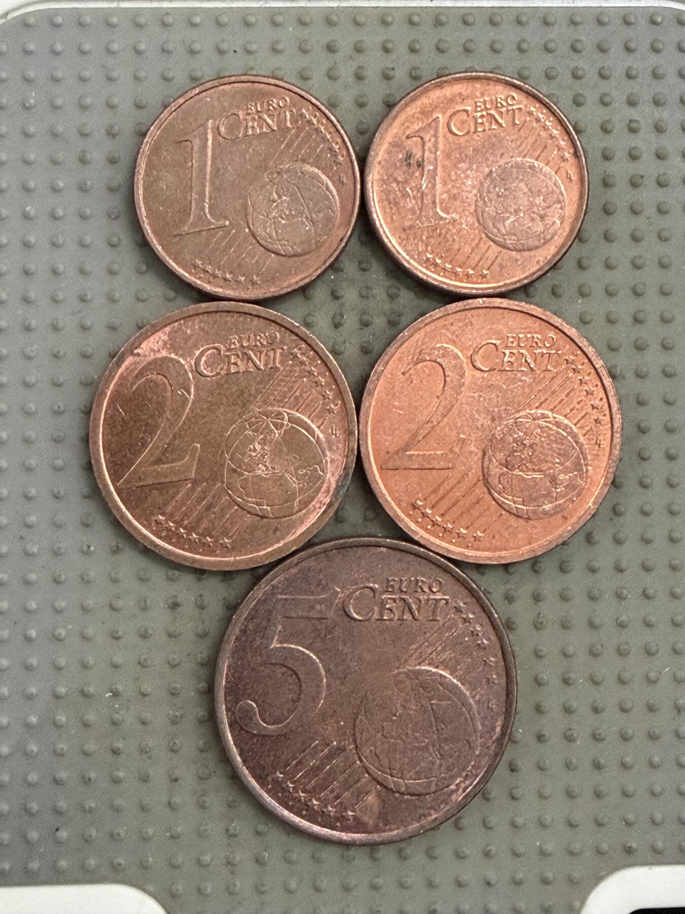 2025年第148场各国散币拍卖（总第148场） 欧分5枚