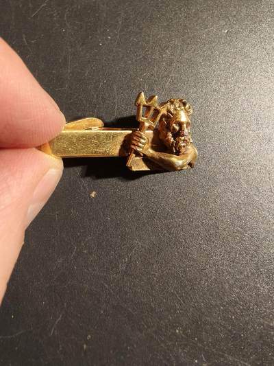 老王徽章第172期 - 美国海军洛克希德导弹与空间公司波塞冬领带夹