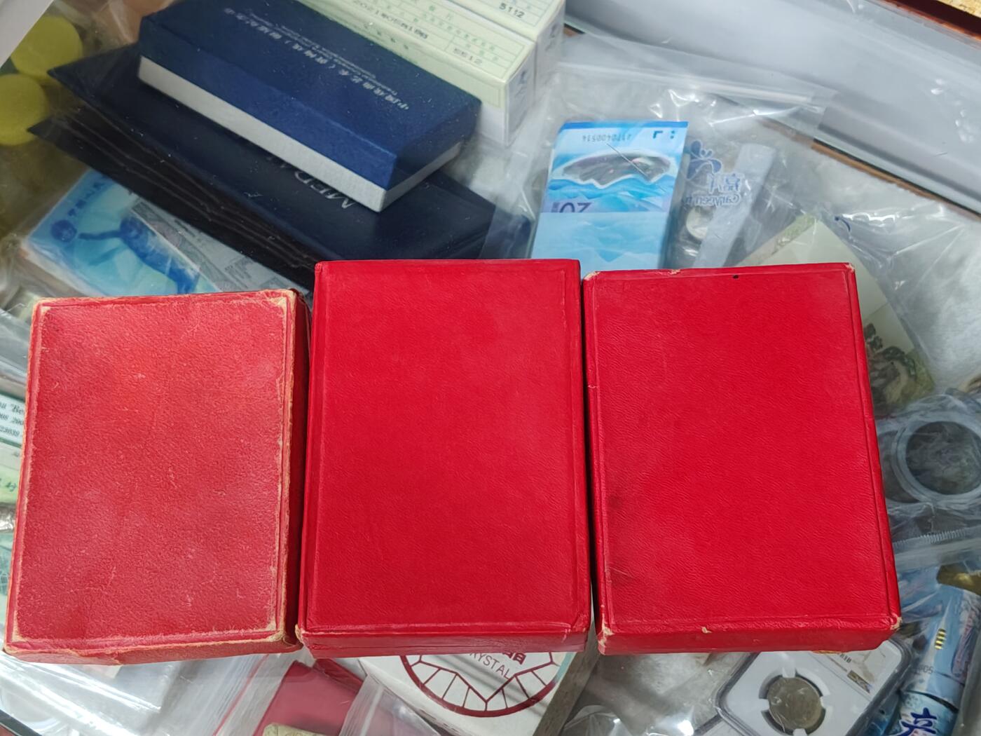 苏联蒙古勋章钱币 苏联勋章原盒3个