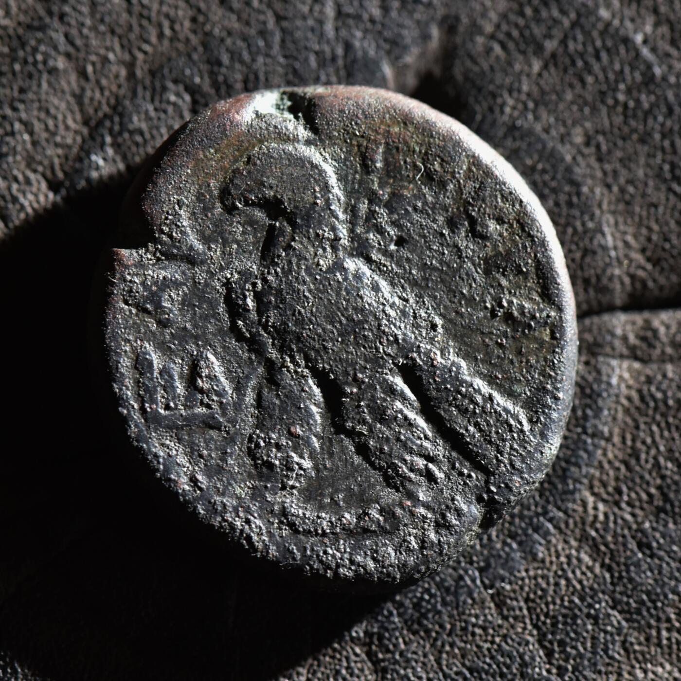 【良泉】第45期【直播场】1月15日晚19.30点开拍！ 208组，西方古代钱币、丝路古珠杂项专场 【藏家出品A】13.18克，公元64-65年，埃及行省，尼禄在位第11年打制神鹰四德拉克马，亚历山大港造币厂