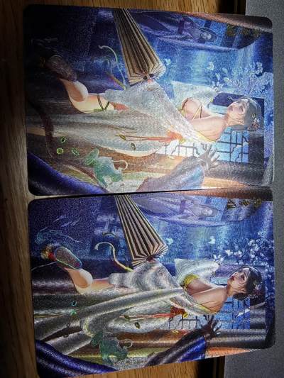 寸草不生拍卖 第十七期  - 焱卡文化燎原人间传刷子老师绘韩爱姐幻彩折光双服饰2张