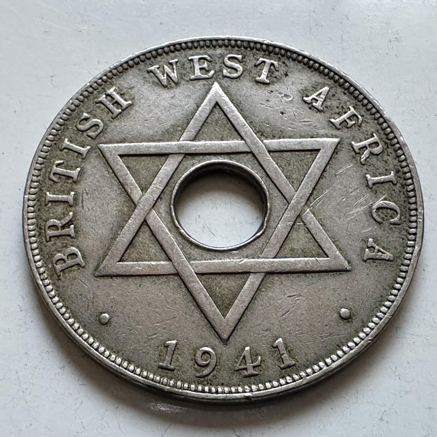 🌹外币初藏🌹🐯2025年第147场  每周二四六晚8️⃣点 接代拍 英属西非1941年一便士