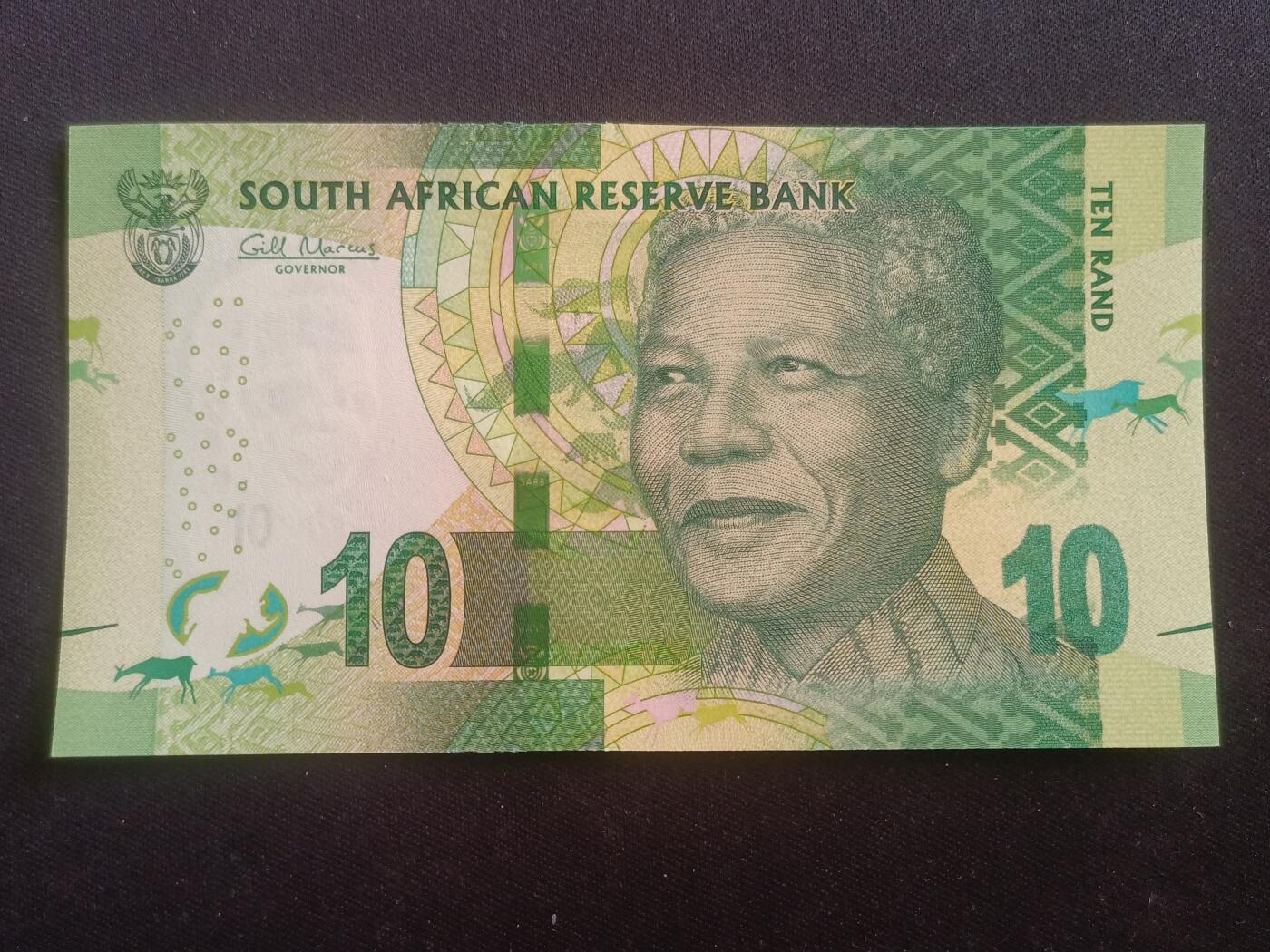 【游宝包邮场】蛇年第103期  南非-10兰特【CC/CQ/CS冠 全新UNC/UNC-】
