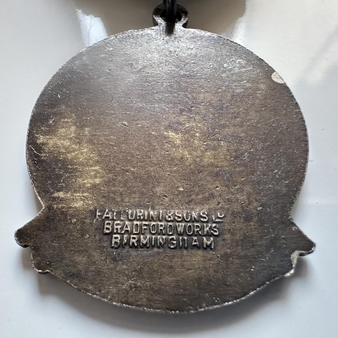 🌹外币初藏🌹🐯2025年第147场  每周二四六晚8️⃣点 接代拍 英国皇家事故预防协会1949-1954年颁发的5年安全驾驶竞赛奖章 铜镍配红珐琅