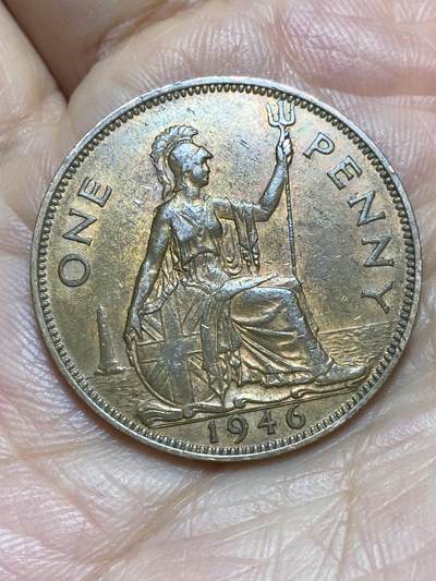 2026年第一场(总第一百七十场）外国好品散币场(免佣金) - 英国🇬🇧1946年1便士(乔治六世第一版)