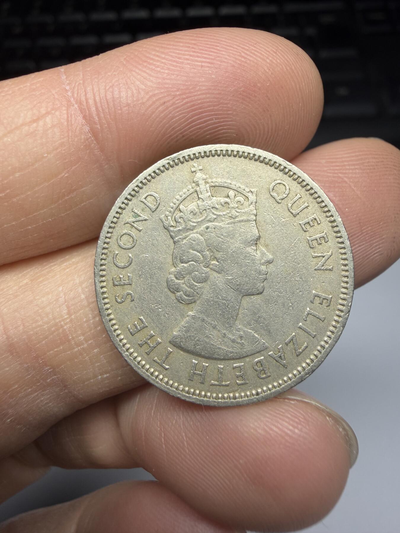 2025年集古藏今外币拍卖第十一期-第5场—（总第295拍），可以寄存60天，满160元包邮。 1960年白铜香港五毫