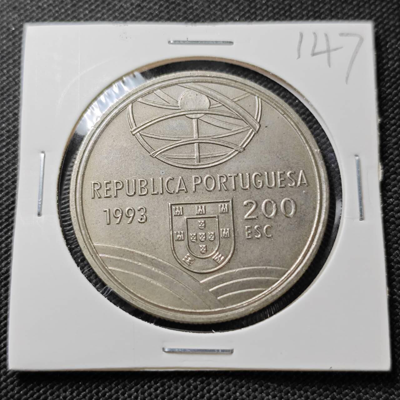 KK钱币收藏小铺 《套币 好品/批量散币专场》  2月预留时间 周末发货  葡萄牙200埃斯库多克朗形纪念币