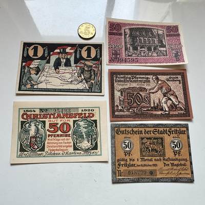 🌹外币初藏🌹🐯2025年第147场  每周二四六晚8️⃣点 接代拍 - 德国一战时期紧急币—12