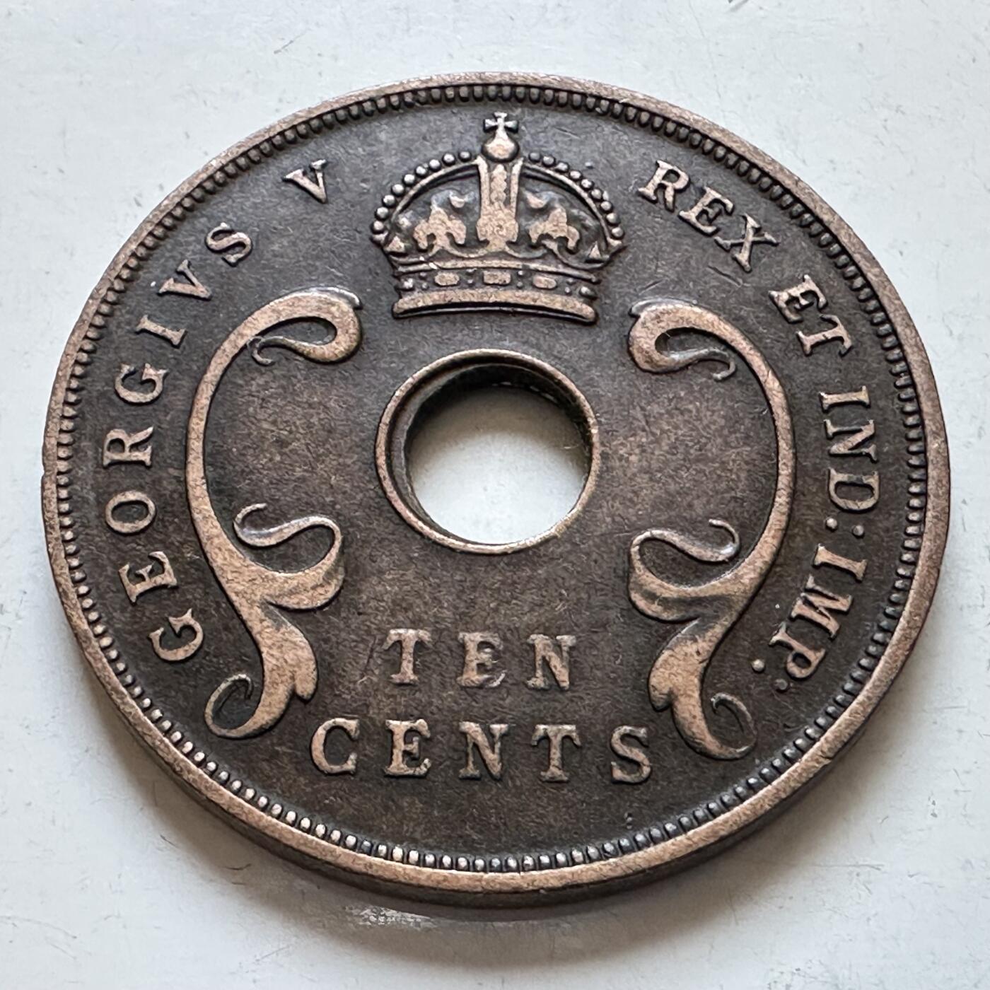 🌹外币初藏🌹🐯2025年第147场  每周二四六晚8️⃣点 接代拍 英属东非1925年10分