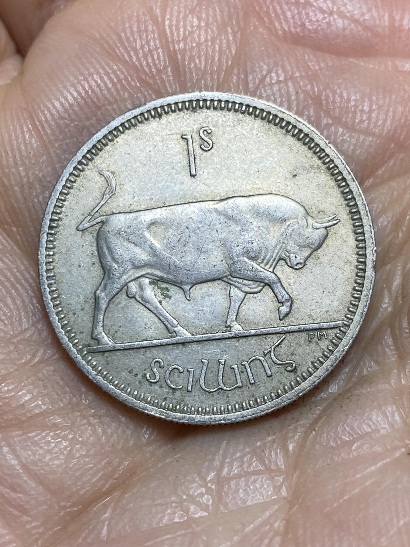 2026年第一场(总第一百七十场）外国好品散币场(免佣金) 爱尔兰🇮🇪1963年1先令(共和国时期第一套第二版)