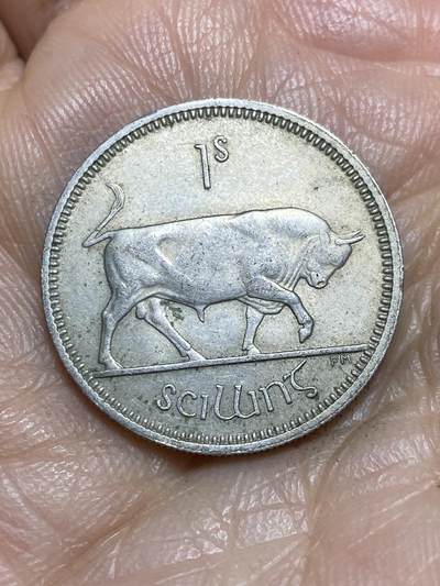 2026年第一场(总第一百七十场）外国好品散币场(免佣金) - 爱尔兰🇮🇪1963年1先令(共和国时期第一套第二版)