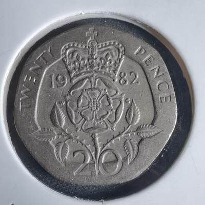 沼泽如烟--第949场 - 英国1982年20便士