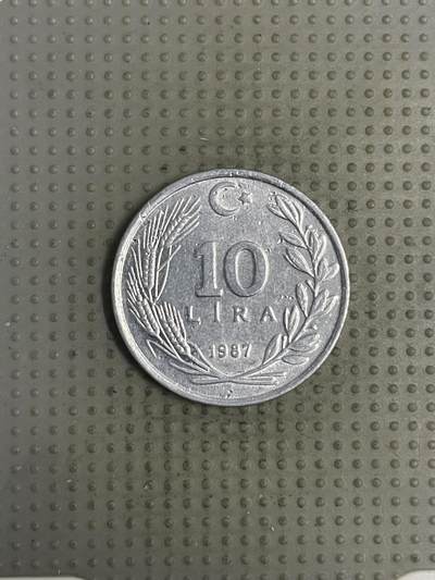 2025年第149场各国散币拍卖（总第149场） - 土耳其1987年10里拉