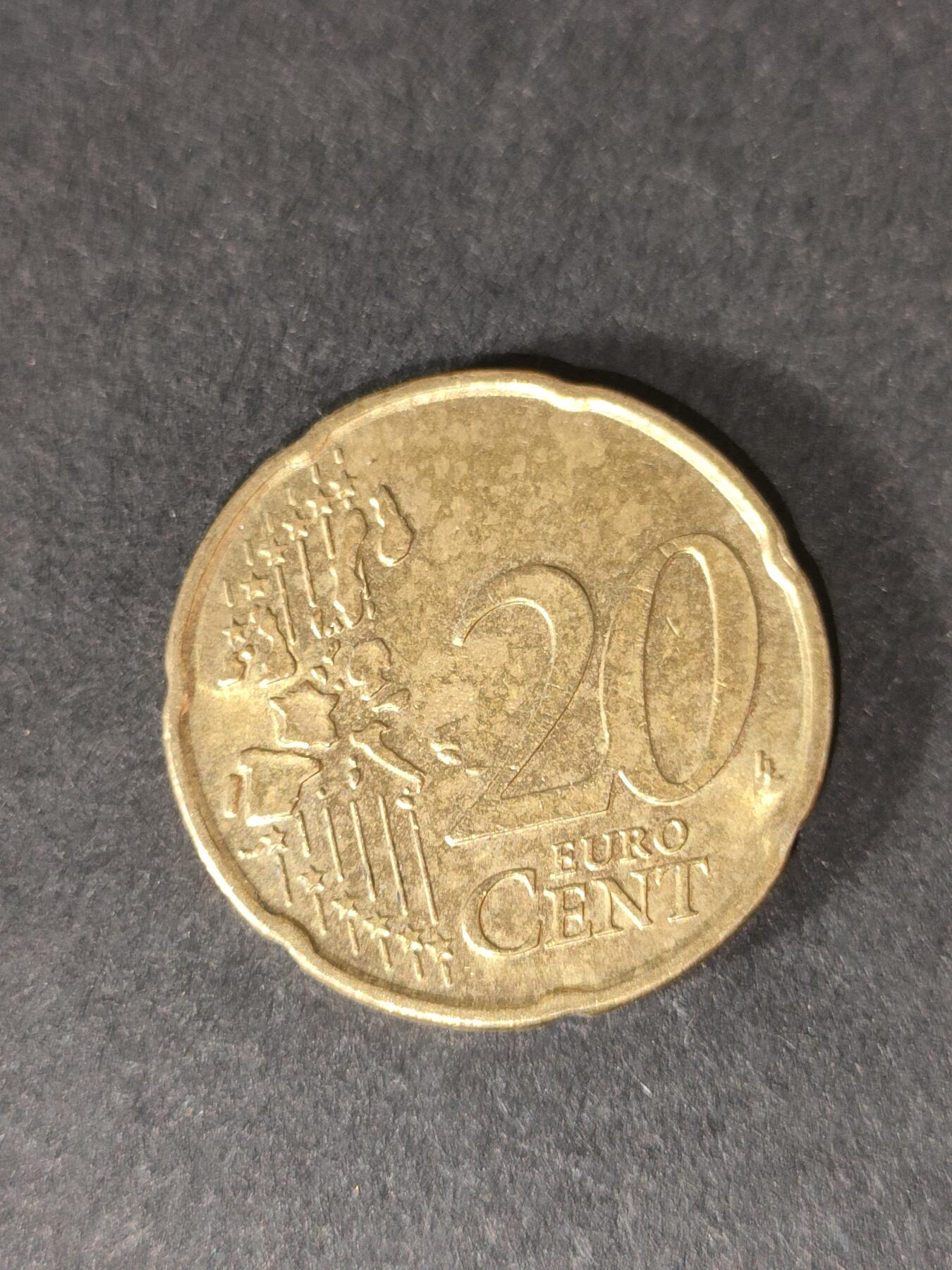 猩哥外币小铺➨【第214场】 20欧分