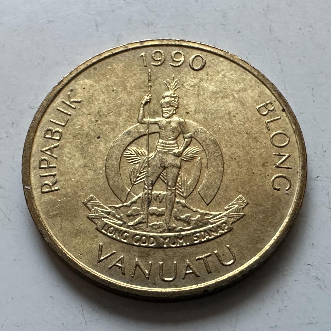 🌹外币初藏🌹🐯2025年第147场  每周二四六晚8️⃣点 接代拍 瓦努阿图1990年一瓦图