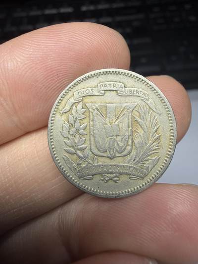 2025年集古藏今外币拍卖第十一期-第5场—（总第295拍），可以寄存60天，满160元包邮。 - 1961年多米尼加5分