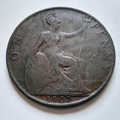 🌹外币初藏🌹🐯2025年第147场  每周二四六晚8️⃣点 接代拍 - 英国1907年一便士