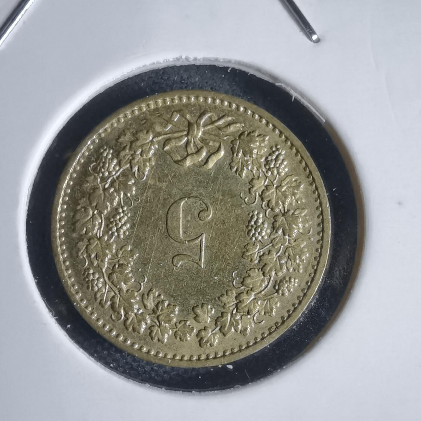 沼泽如烟--第949场 瑞士1982年五分