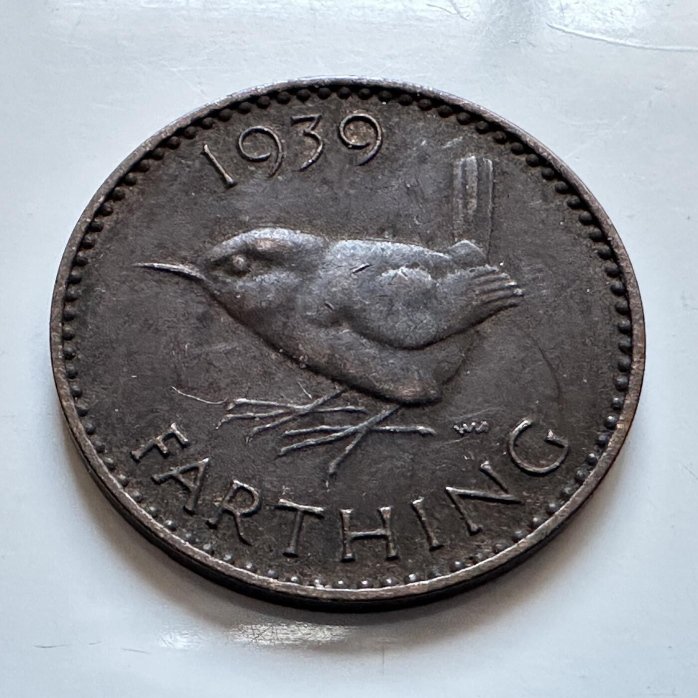 🌹外币初藏🌹🐯2025年第147场  每周二四六晚8️⃣点 接代拍 英国1939年一法新