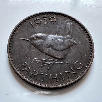 🌹外币初藏🌹🐯2025年第147场  每周二四六晚8️⃣点 接代拍 - 英国1939年一法新