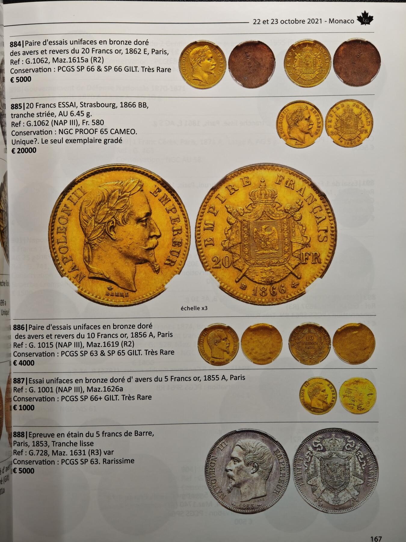 【德藏】世界币章拍卖第159期(元旦专场拍卖) 97新 2021年 MONACO钱币拍卖会图录 全彩铜板纸印刷 全书约368页