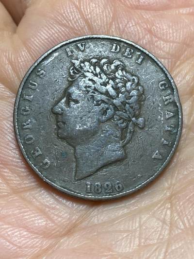 2026年第一场(总第一百七十场）外国好品散币场(免佣金) - 少见品种–英国🇬🇧1826年1/2便士(乔治四世时期，仅发行3年)