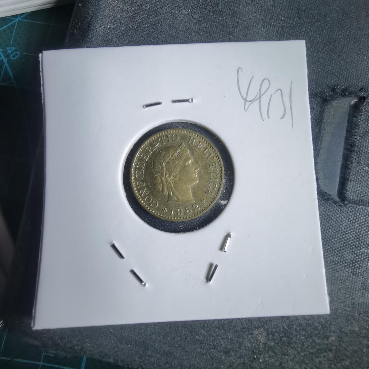 沼泽如烟--第949场 瑞士1982年五分