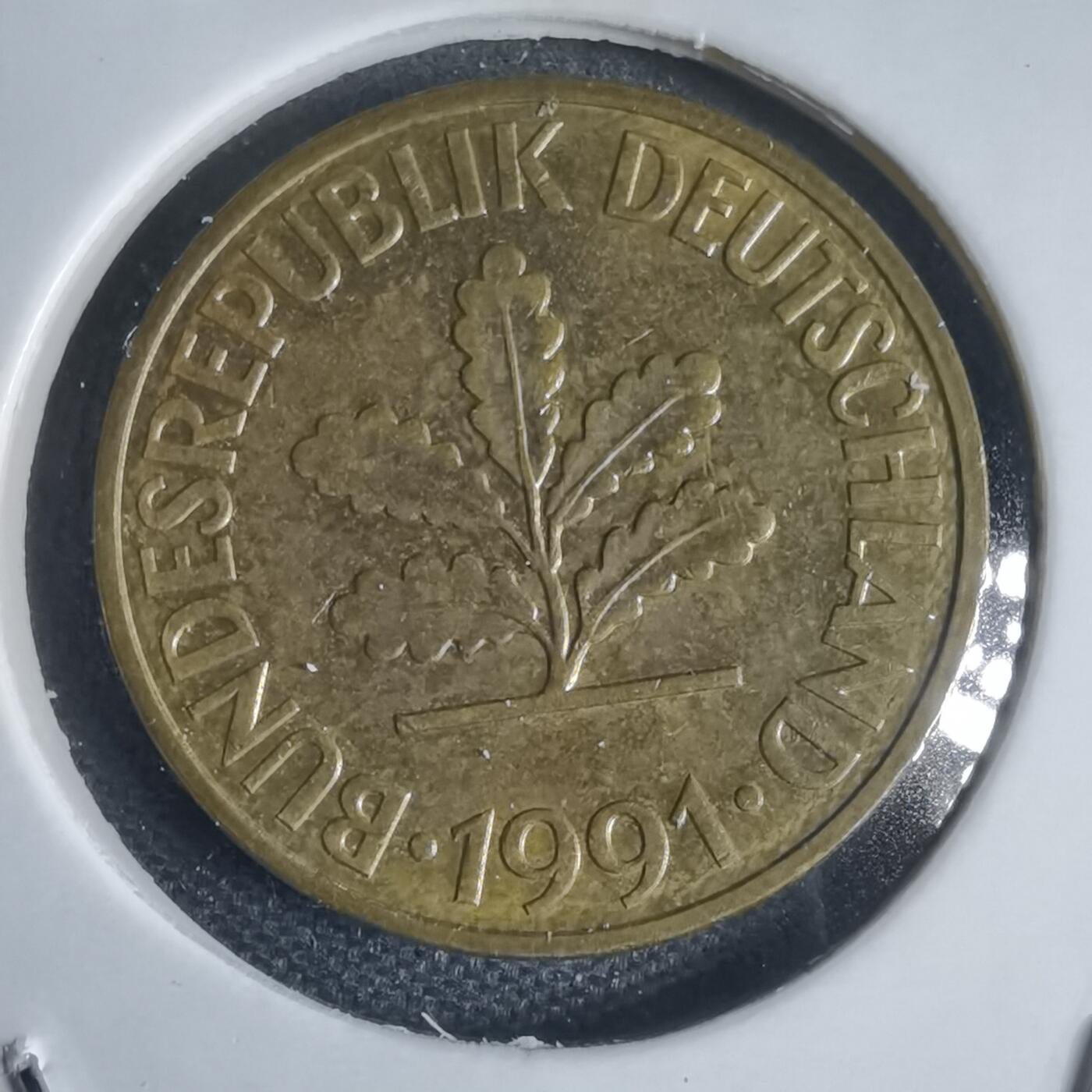 沼泽如烟--第949场 德国1991年10芬尼