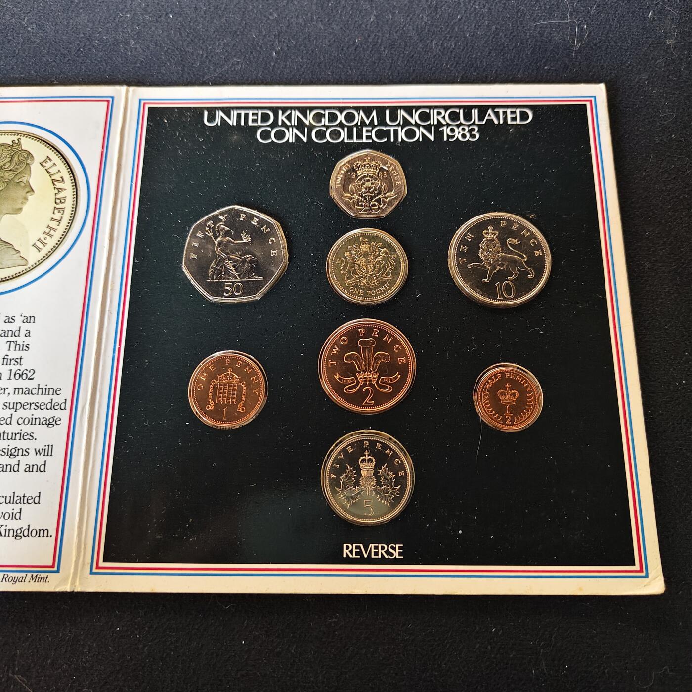 【全场包邮】纯粹捡漏拍491场（免费代拍第28场） 英国1983年官方封装套币