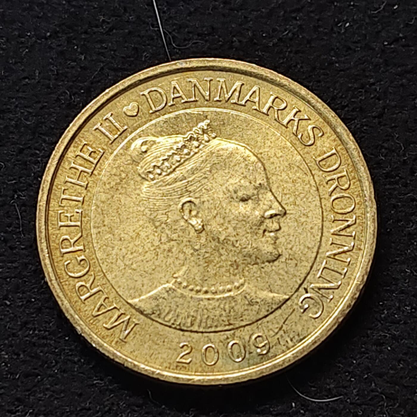 【全场包邮】纯粹捡漏拍490场（免费代拍第27场） 丹麦2009年20克朗船系列灯塔船十七号纪念币