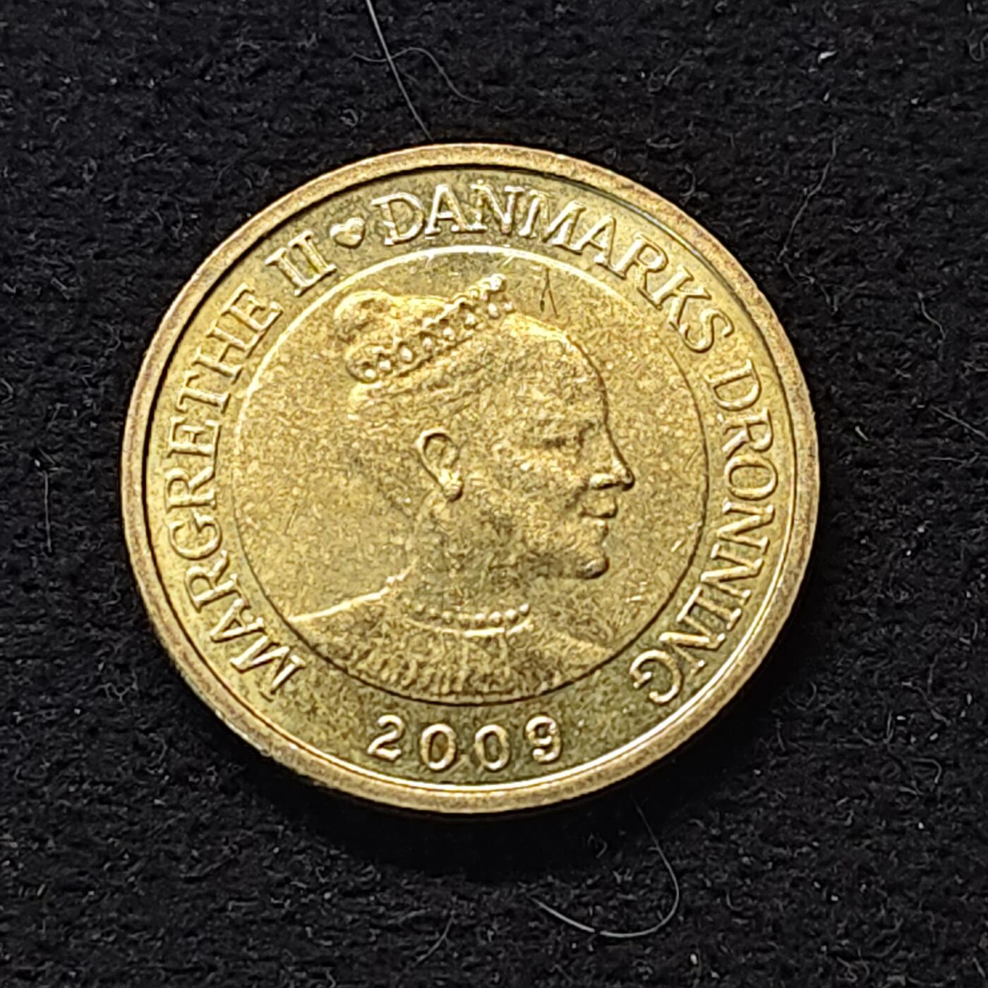 【全场包邮】纯粹捡漏拍490场（免费代拍第27场） 丹麦2009年10克朗极地年北极星纪念币