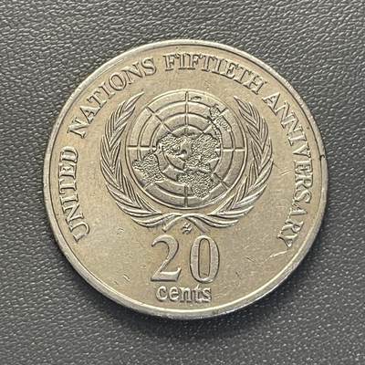回流1228 - 澳大利亚1995年联合国成立50周年20分纪念币