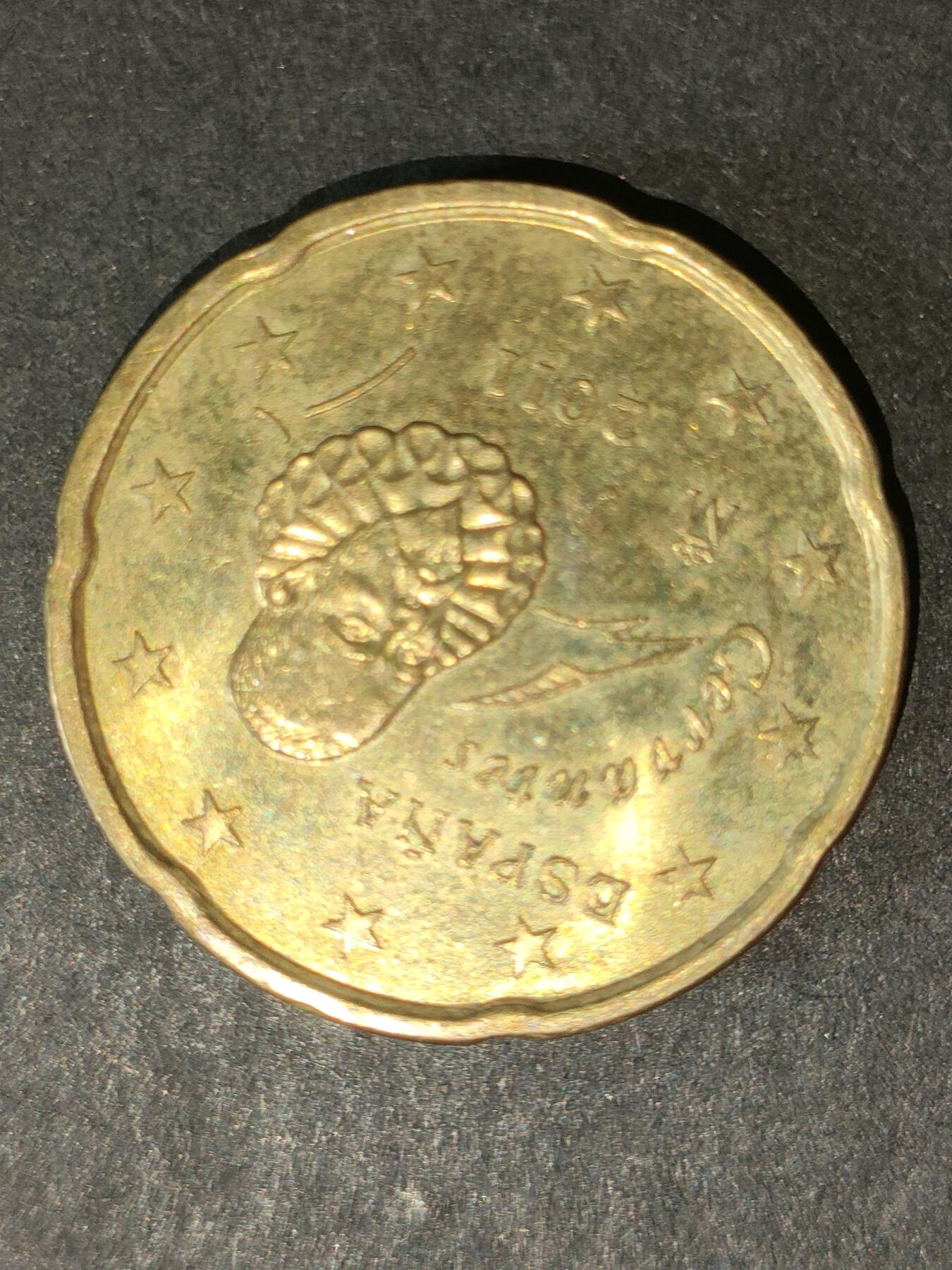 猩哥外币小铺➨【第214场】 20欧分