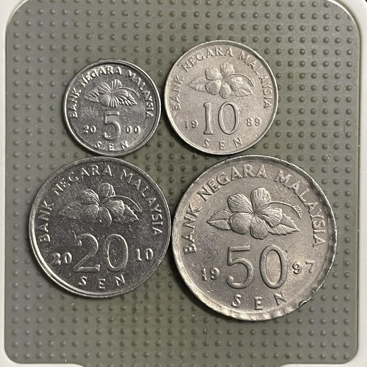 2025年第149场各国散币拍卖（总第149场） 马来西亚民俗版4枚