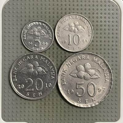 2025年第149场各国散币拍卖（总第149场） - 马来西亚民俗版4枚