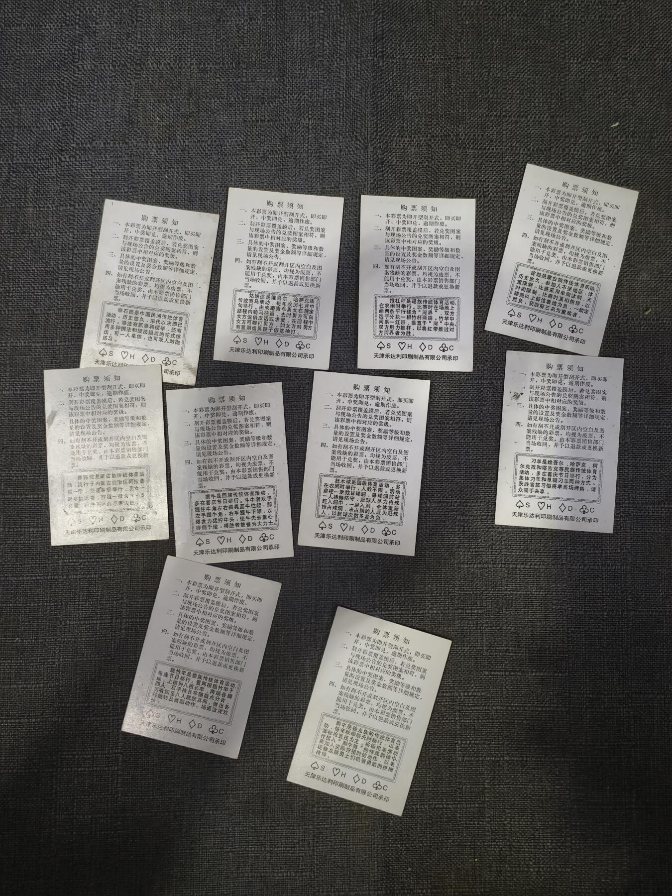 101期回流戒指饰品杂件纪念章丝路钱币专场 彩票票根